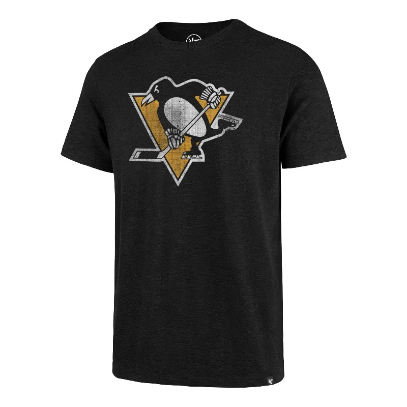 Men’s short-sleeve mire polos-PITTSBURGH PENGUINS GRIT '47 SCRUM TEE