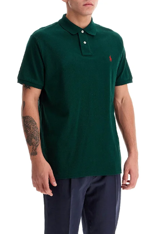 Men’s short-sleeve quip polos-Polo Ralph Lauren Custom Slim Fit Short Sleeve Polo Shirt