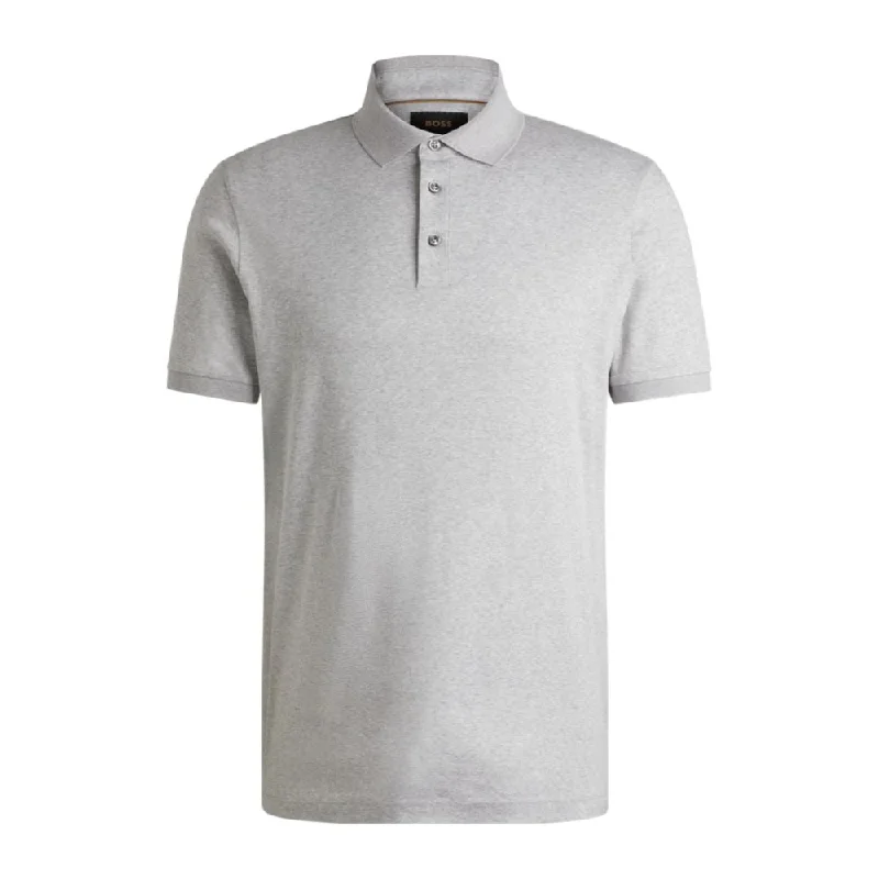 Men’s short-sleeve wisp tops-Regular-fit polo shirt in mercerized Italian cotton