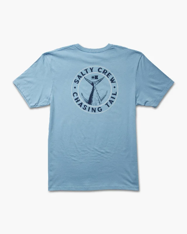 Men’s short-sleeve zing tees-Tailgate Premium Tee - Marine Blue