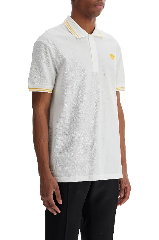 Men’s short-sleeve zing tees-Versace Medusa Polo Shirt