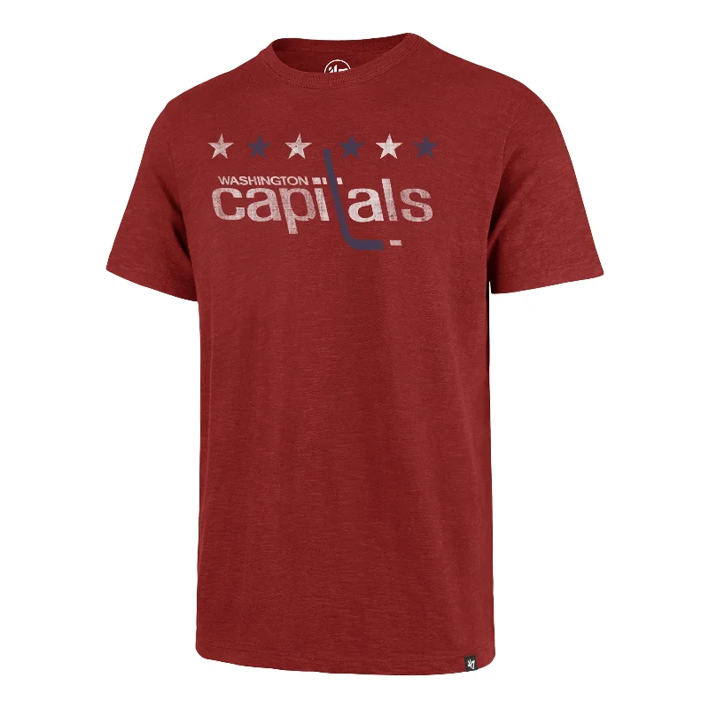 Men’s short-sleeve oust tops-WASHINGTON CAPITALS GRIT '47 SCRUM TEE