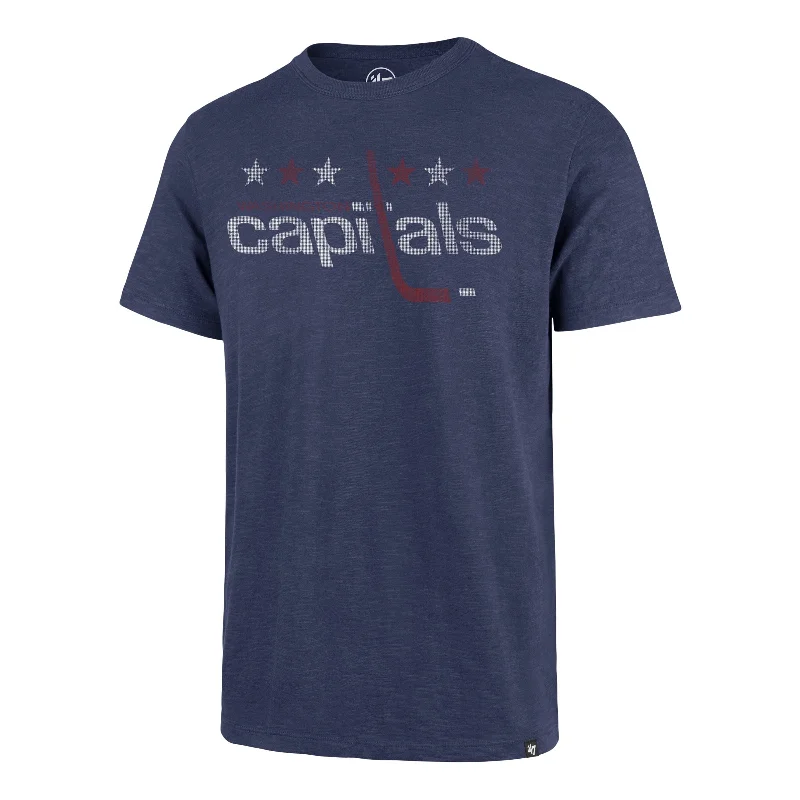 Men’s short-sleeve harp tees-WASHINGTON CAPITALS VINTAGE GRIT '47 SCRUM TEE