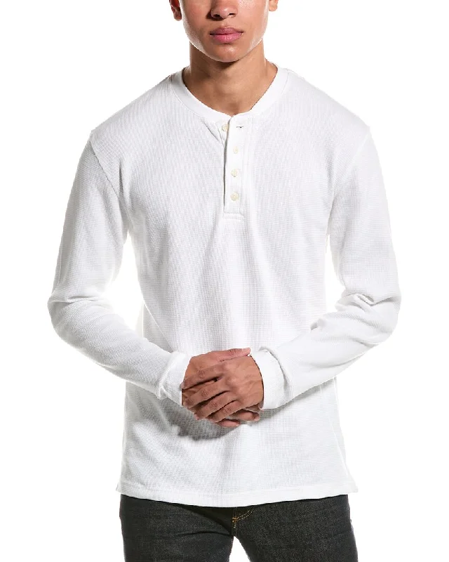 Men's rugged knoll shirts-WEATHERPROOF VINTAGE Waffle Henley Shirt