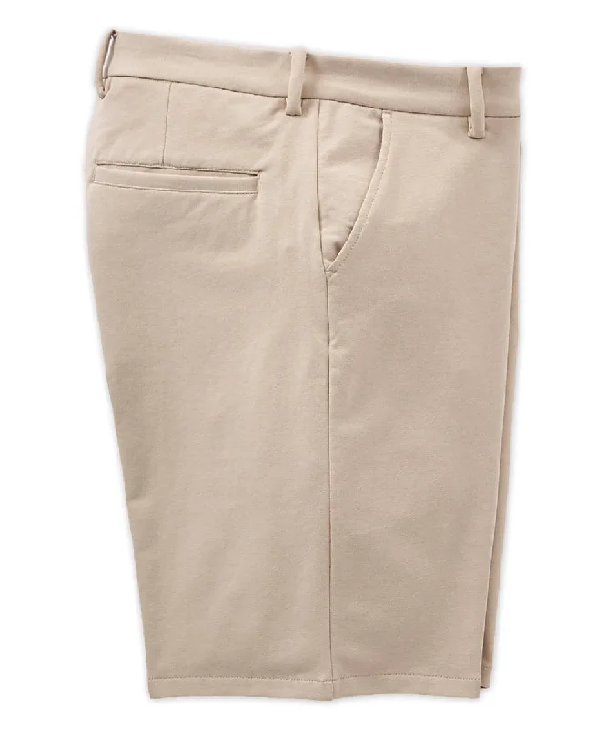 Men's minimalist flat front pants-SWET Tailor Everyday Chino Stretch Short