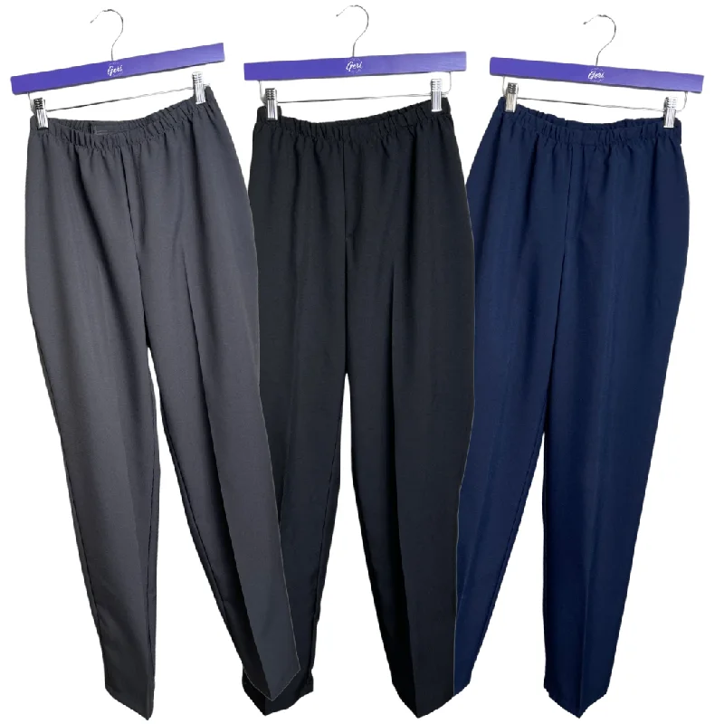 Men's stash back pocket pants-Adaptive Men's Gabardine Seatless Pant - Set of 3