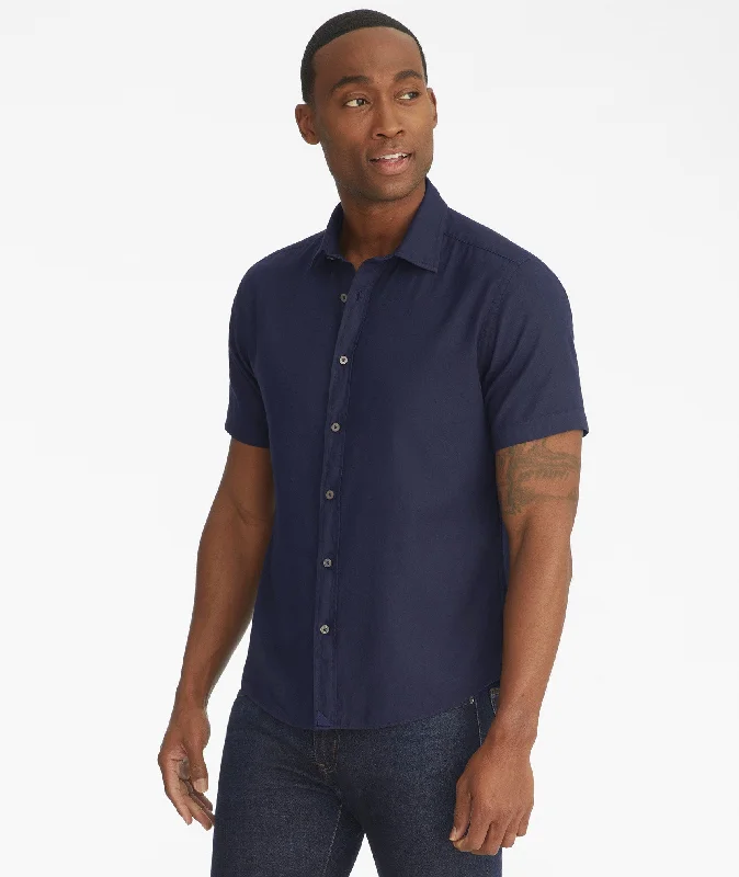 Men's crease-free wrinkle-free pants-Soft Wash Short-Sleeve Briscoe Shirt - FINAL SALE