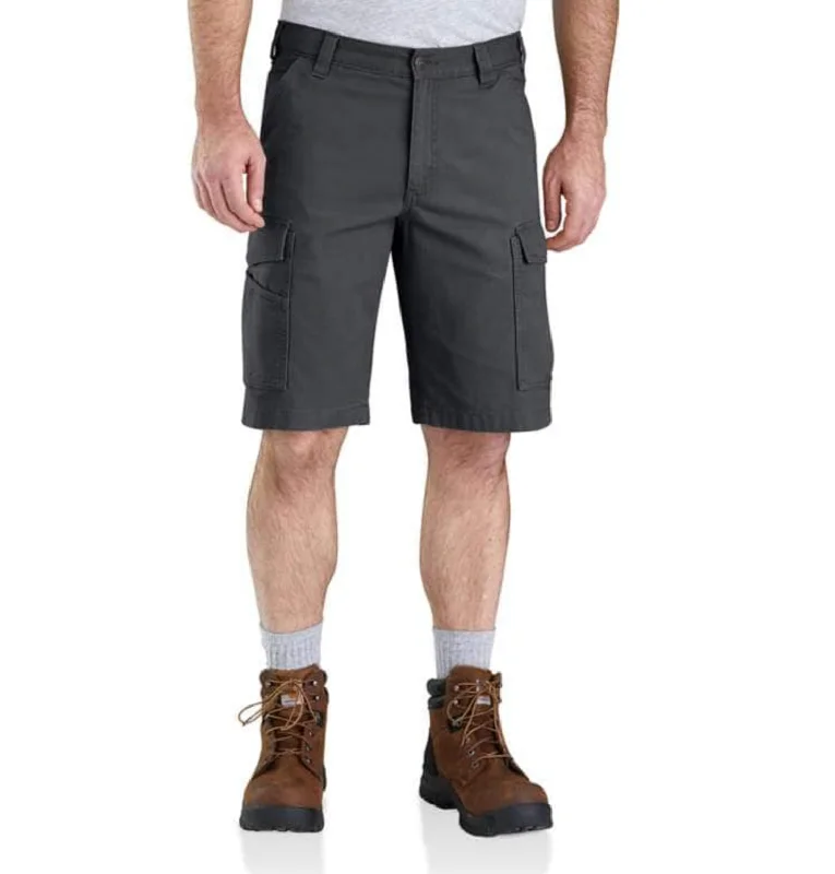 Men's loud printed pants-Carhartt Men's Rugged Flex® Relaxed Fit Canvas Cargo Work Short_Shadow