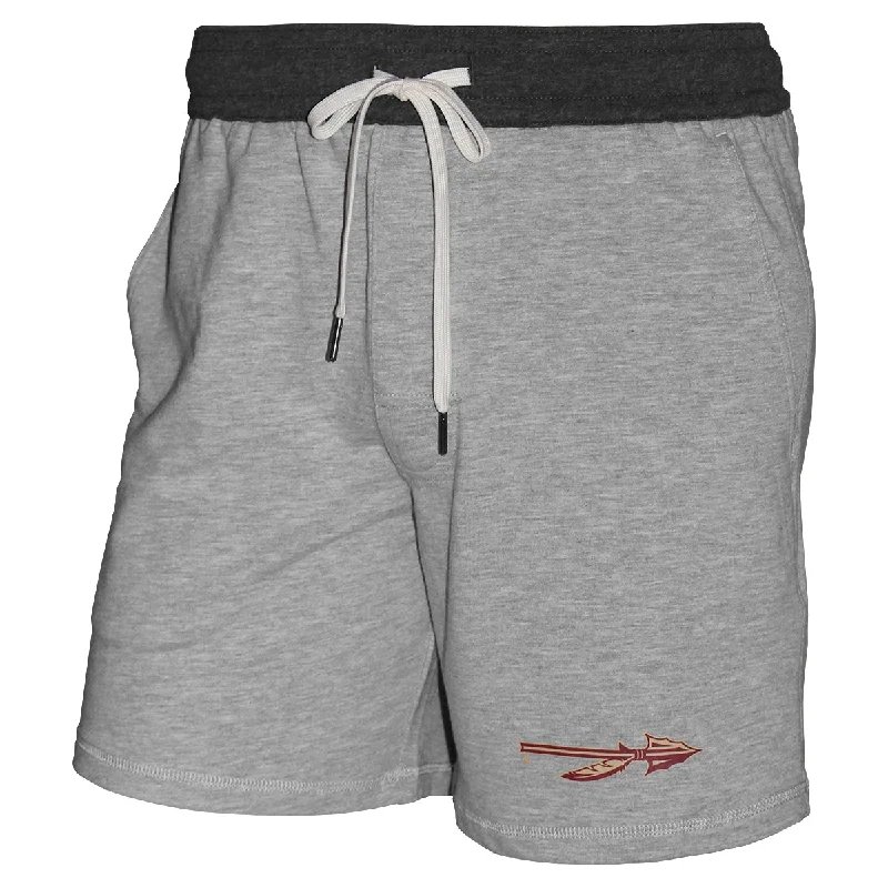 Men's tidy cuffed pants-Concept Sports Men's Spear Logo Short - Grey