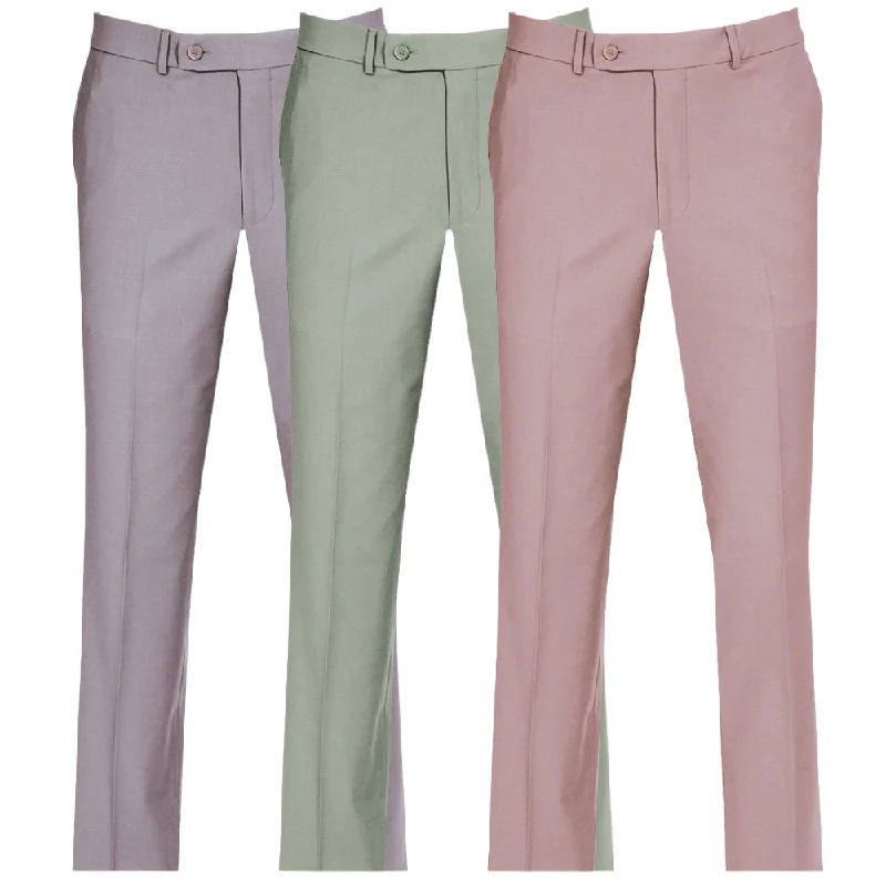 Men's dazzling shiny pants-Riviera by Jack Victor - Voyageur Pant - Summer Colours