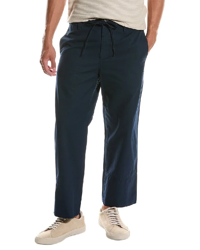 Men's crisp poplin pants-LANVIN Short Chino Pant