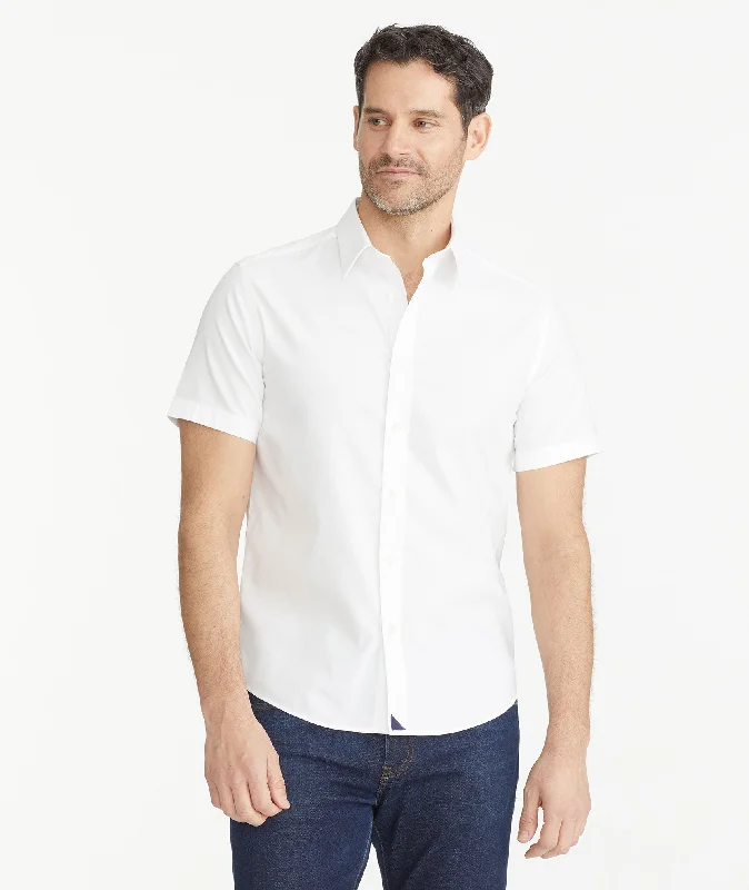 Men's go-to everyday pants-Wrinkle-Free Short-Sleeve Las Cases Shirt - FINAL SALE