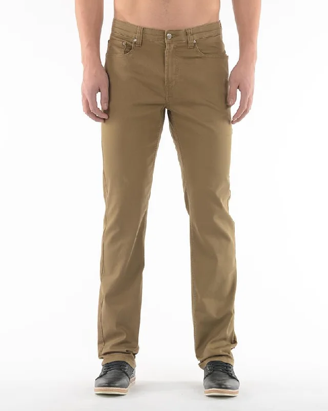 Men's enduring classic fit pants-Lois Casual Pant Brad Slim - Ginger 1136-6240-66