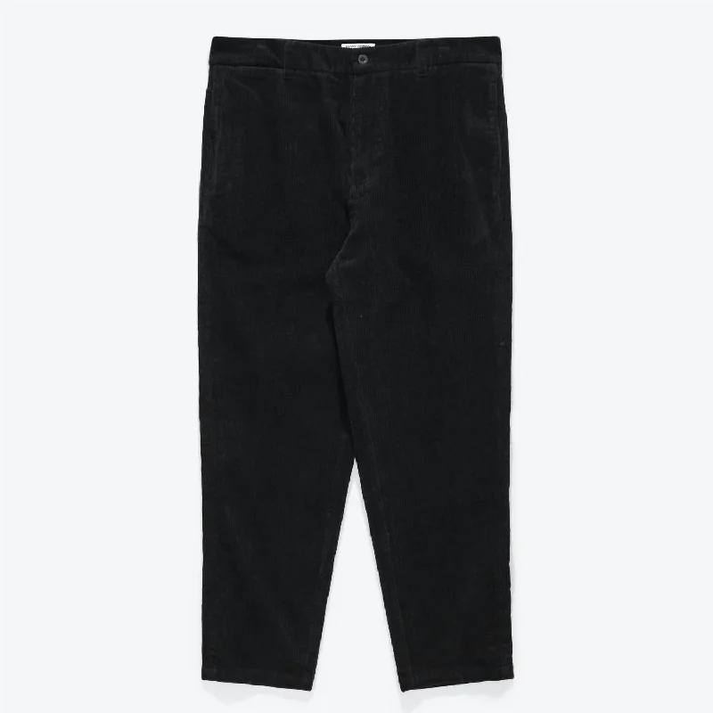 Men's slouchy sweatpants-Men's Downtown Corduroy Pant In Dirty Black