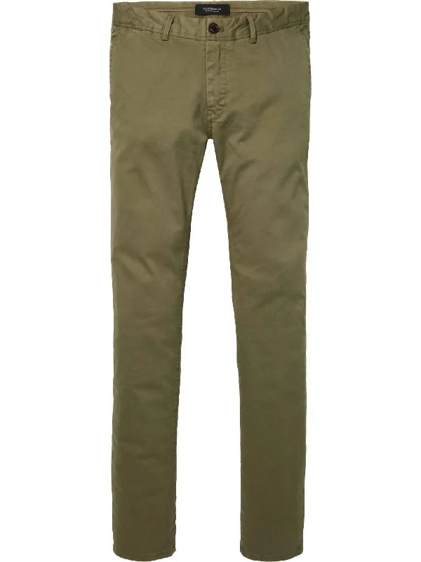 Men's clingy skinny jeans pants-Men's Mott Garment Dyed Chino In Teal