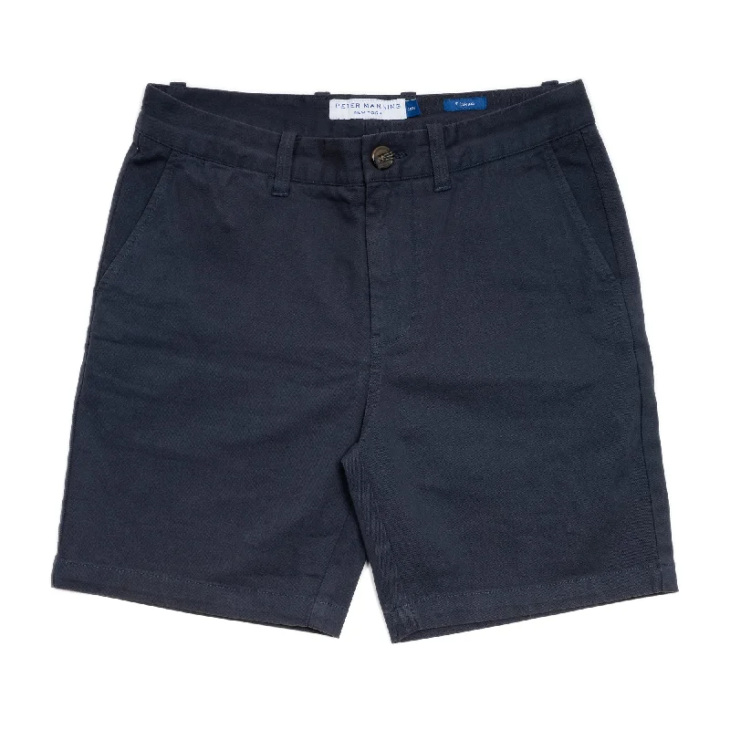 Men's frosty winter pants-Stretch Chino Shorts - Navy