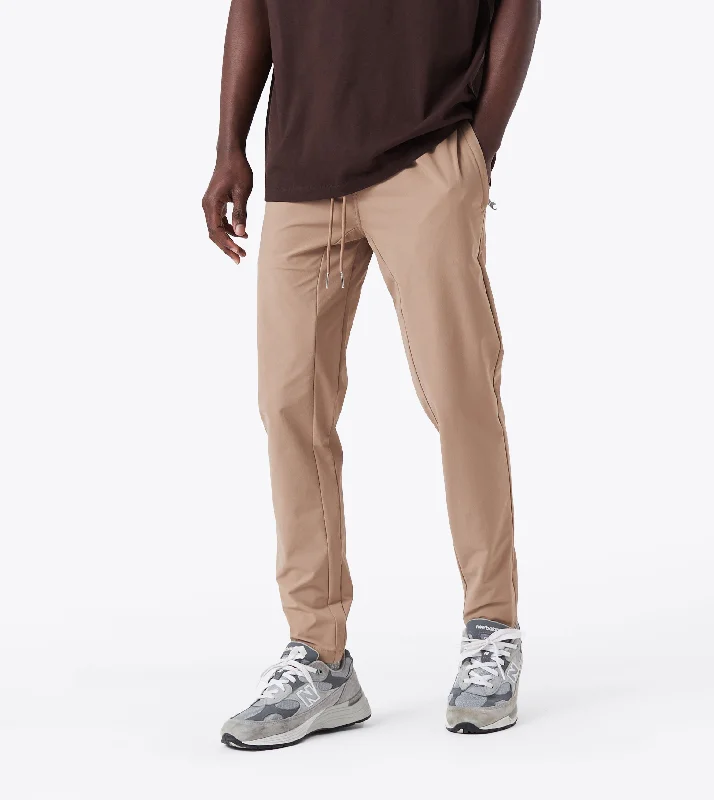 Men's punk acid wash pants-Sureshot Tech Flight Chino Dk Tan