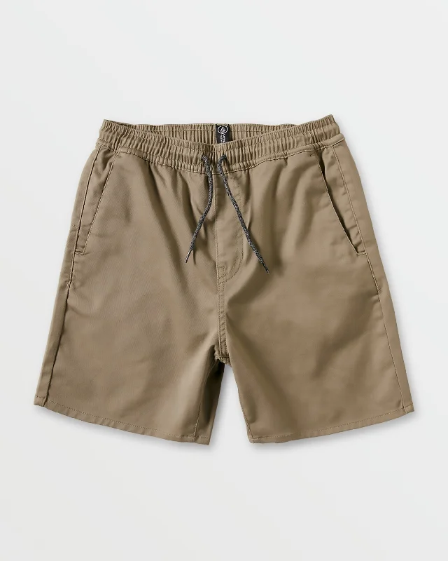 Men's weathered rugged pants-Toddler Boys Frickin Elastic Waist Shorts - Khaki