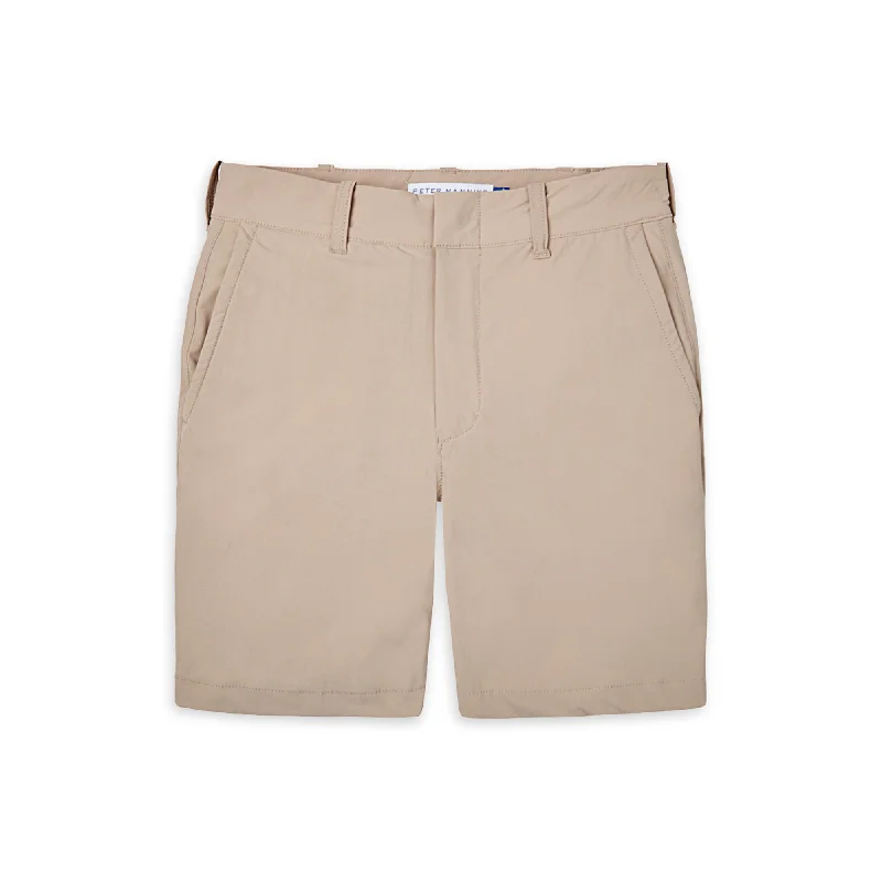 Men's gale-proof windproof pants-Tech Shorts - Khaki