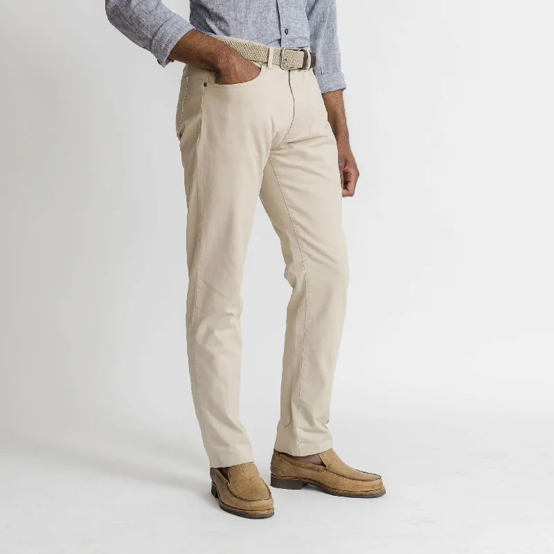 Men's spry athletic pants-The Tan Franklin 5 Pocket Custom Pant